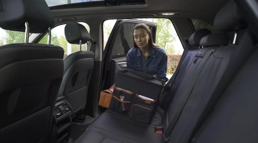 car seat storage box