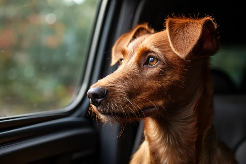 Irish Terrier seat cover