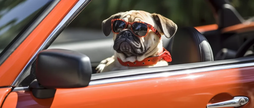 pug car seat